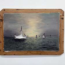 Adagio (2023)
Found panel, sawn-out
30 x 40 cm